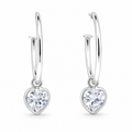 925 CZ HEART TUBE SET PRETTYWOMAN 20X1.5+8MM 2.5g
