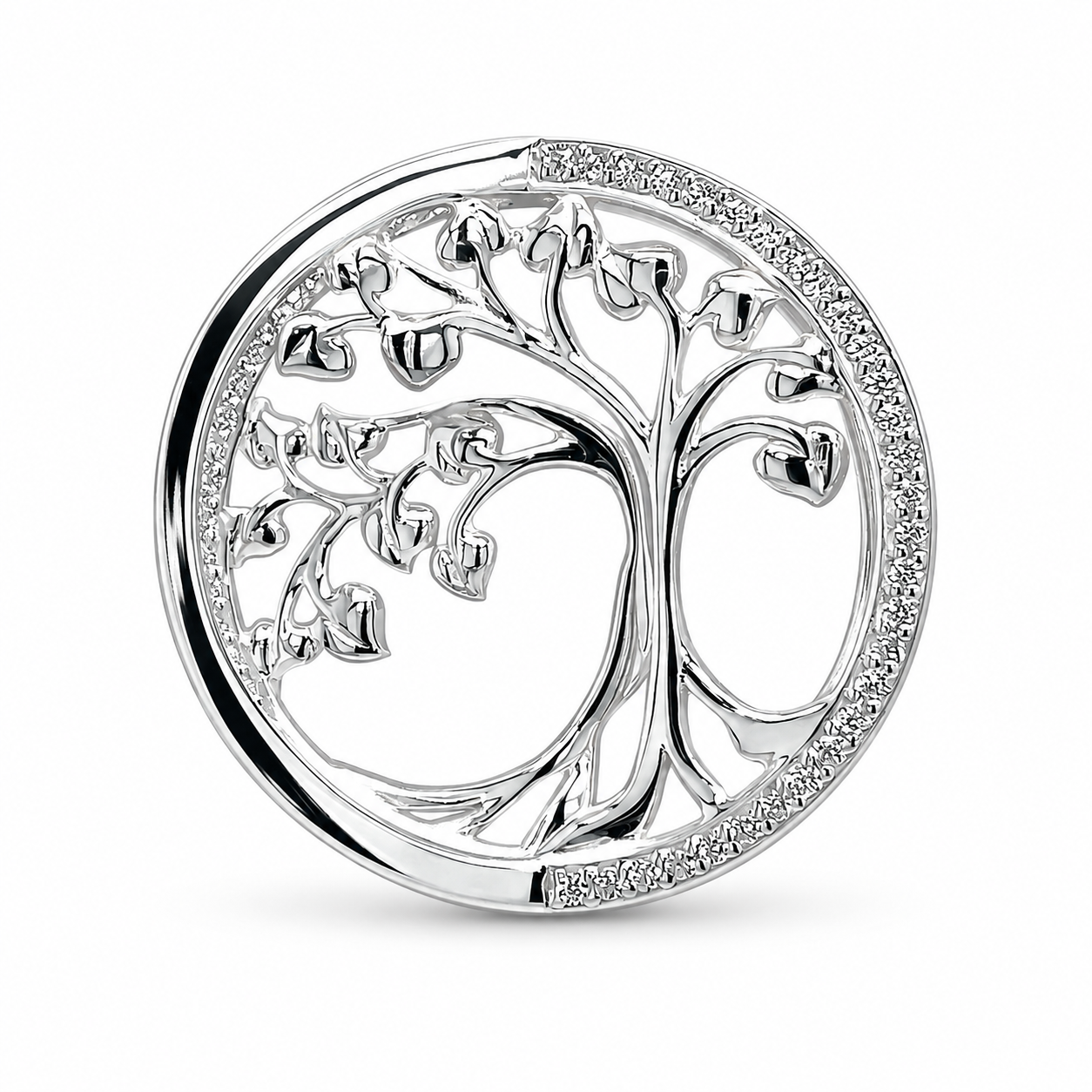 925 CZ PAVE OPEN CUT TREE OF LIFE 3D PEND – 24MM