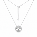 925 CZ PAVE TREE OF LIFE ANCHOR CHAIN – 16MM 2.9g