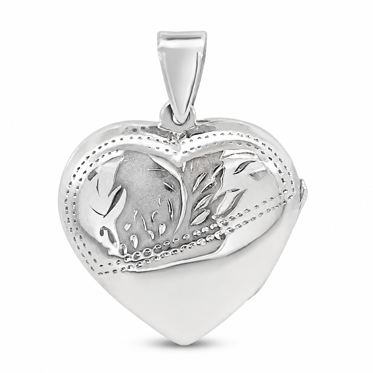 925 ENGRAVED HEART LOCKET – 32X25 – 5.5g
