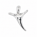 925 PLAIN ABSTRACT CROSS – 17X13 – 0.8g