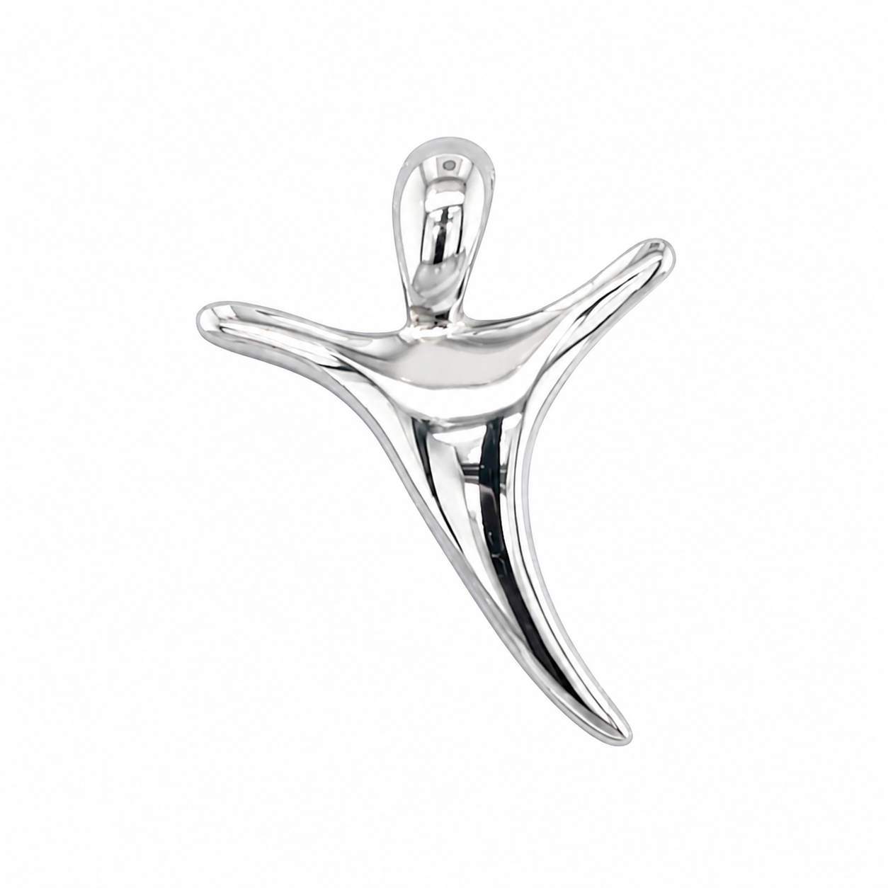 925 PLAIN ABSTRACT CROSS – 17X13 – 0.8g