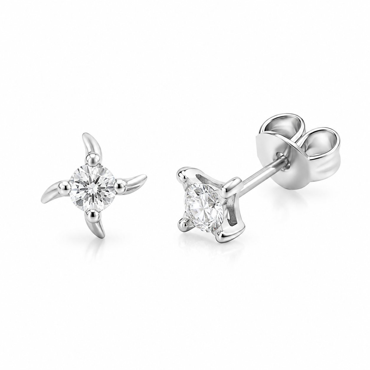 18CT WG 20.13ct IVS DIA STUDS – 5X5 – 1.11g M1618