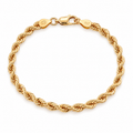 9CT YG ROPE BRACELET – 4.3MM